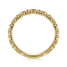 14K Yellow Plain Gold Stackable Ring