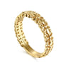 14K Yellow Plain Gold Stackable Ring