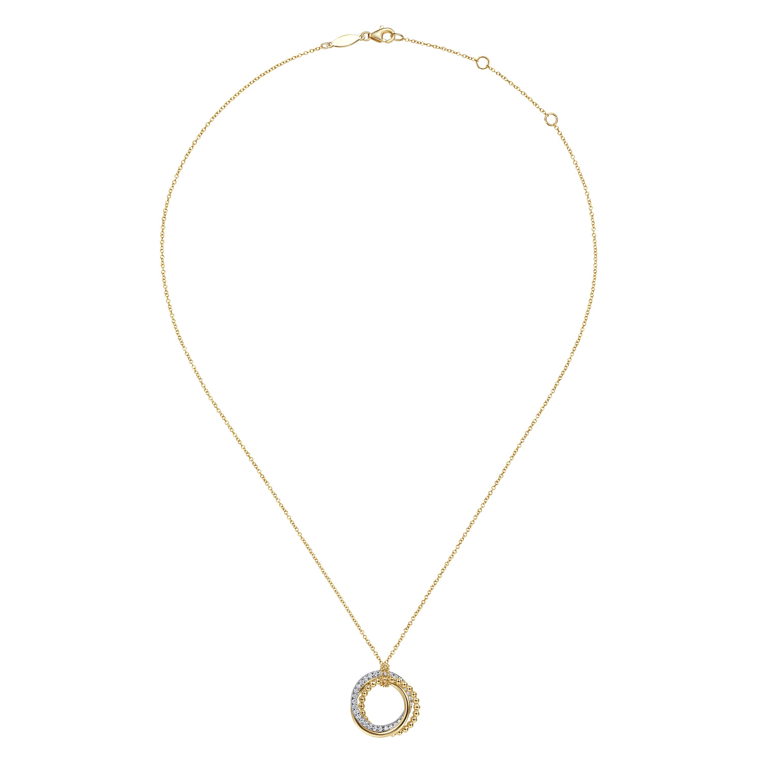 14K-Yellow-White-Gold-Bujukan-Diamond-Interlocking-Circles-Pendant-Necklace2