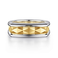 14K-Yellow-White-Gold-Faceted-Ring-in-High-Polished-Finish1