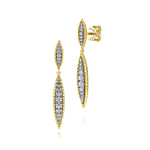 14K-Yellow-White-Gold-Graduating-Marquise-Shape-Diamond-Stud-Earrings1