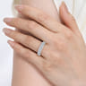 Fancy Wedding Ring in 14k Yellow/white Gold with Round Natural Diamond at Gabriel & Co.