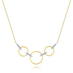 14K-Yellow-White-Gold-Triple-Loop-Necklace-with-Diamond-Connectors1