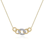 14K-Yellow-White-Gold-Twisted-Rope-Link-Necklace-with-Pave-Diamond-Link-Station1