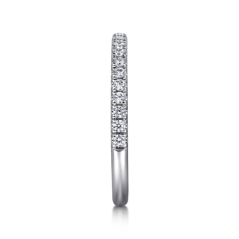 14K Yellow and White Gold Diamond Matching Wedding Band - 0.24 ct - Shot 5