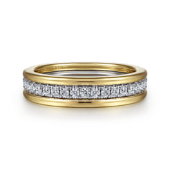 14K-Yellow-and-White-Gold-Matching-Wedding-Band1