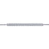 14k White Gold Pave Diamond Bar Chain Bracelet - 0.1 ct