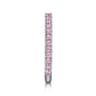 14k White Gold Pink Sapphire Stackable Ring