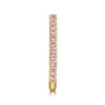 14k Yellow Gold Pink Sapphire Stackable Ring