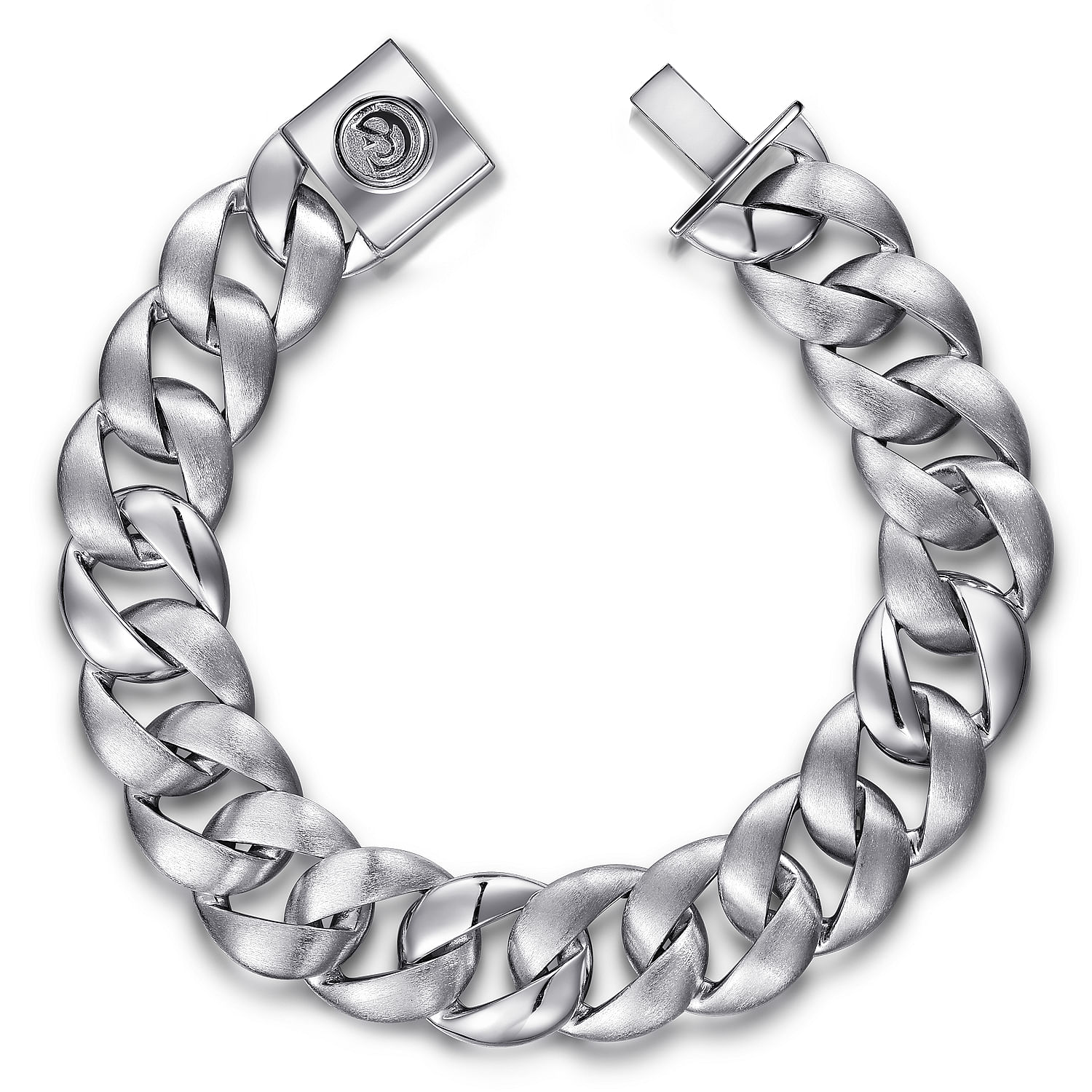 NEW 925 Sterling sale Silver Mens Modern Twist Bracelet