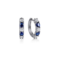 15mm-14K-White-Gold-Diamond-and-Oval-Sapphire-Huggie-Earrings1