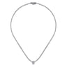 17 inch 14K White Gold Diamond Tennis Necklace - 3.05 ct