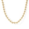 18 Inch 3mm 14K Yellow Gold Hollow Ball Chain Necklace