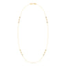 18 inch 14K Yellow Gold Diamond Station - 0.21 ct