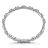 18K White Gold Diamond Bangle - 4.5 ct