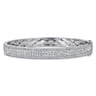18K White Gold Diamond Bangle - 3.5 ct