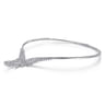 18K White Gold Diamond Choker Necklace - 4.57 ct