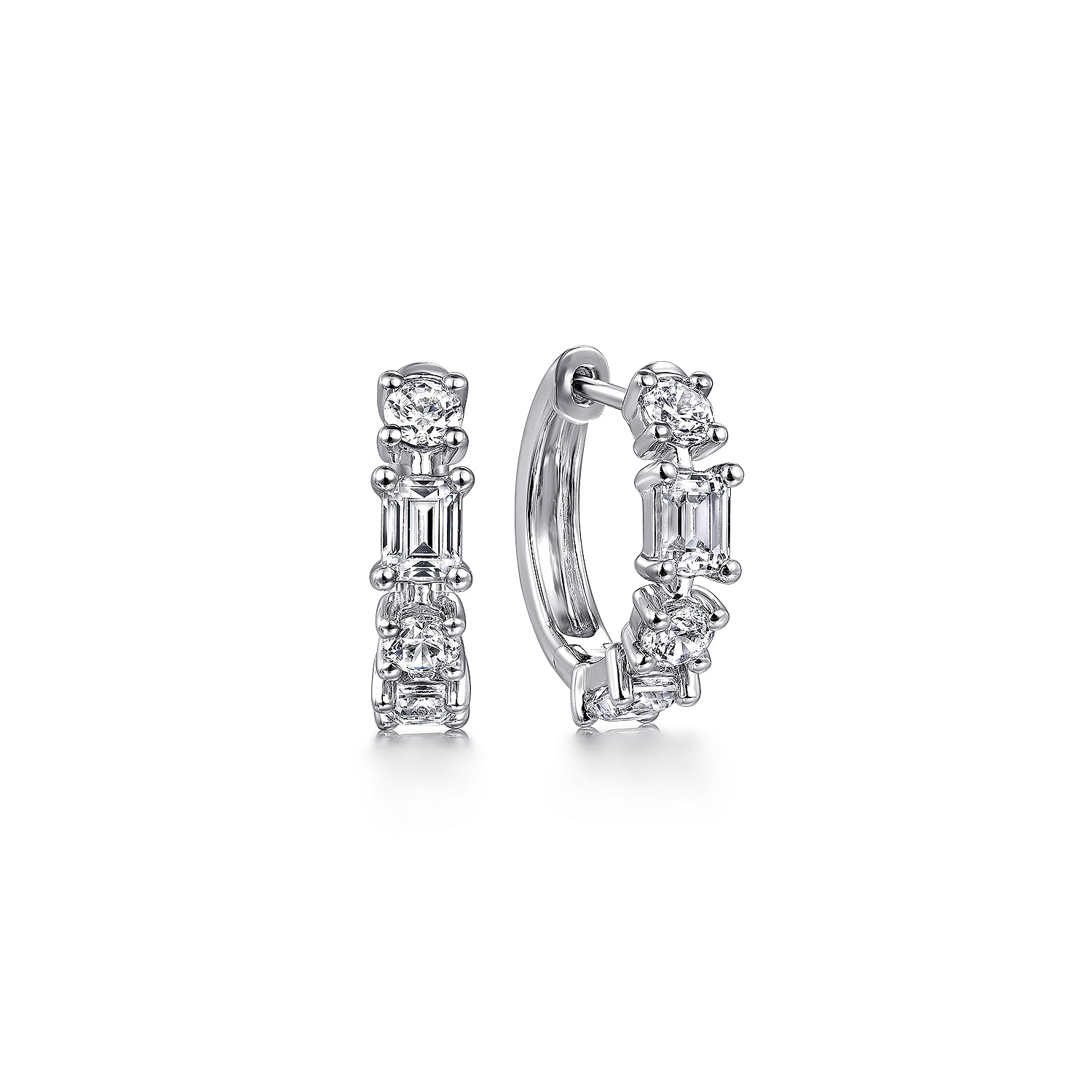 White gold 18k earrings discount