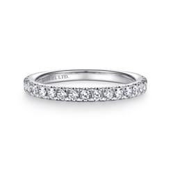 18K White Gold Diamond Matching Wedding Band