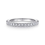 18K White Gold Diamond Matching Wedding Band