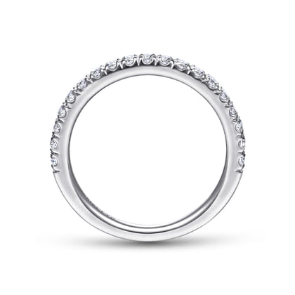 18K White Gold Diamond Matching Wedding Band