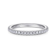 18K White Gold Diamond Matching Wedding Band