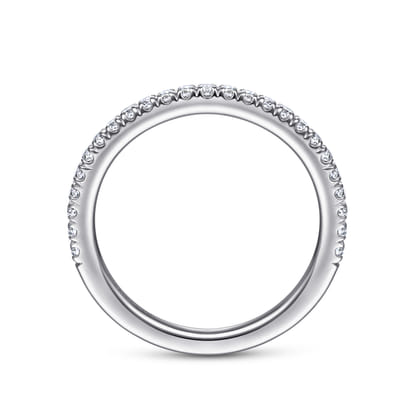 18K White Gold Diamond Matching Wedding Band