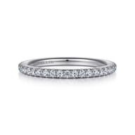 18K White Gold Diamond Matching Wedding Band