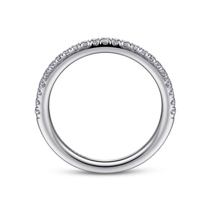 18K White Gold Diamond Matching Wedding Band