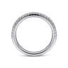 18K White Gold Diamond Matching Wedding Band - 0.25 ct