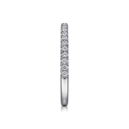 18K White Gold Diamond Matching Wedding Band