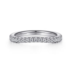 18K White Gold Diamond Matching Wedding Band