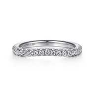 18K White Gold Diamond Matching Wedding Band