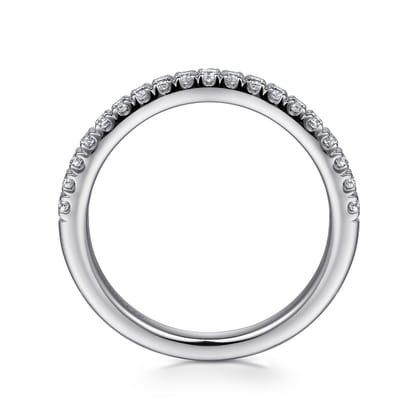 18K White Gold Diamond Matching Wedding Band