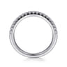 18K White Gold Diamond Matching Wedding Band - 0.27 ct