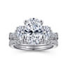 18K White Gold Diamond Matching Wedding Band - 0.27 ct