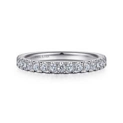 18K White Gold Diamond Matching Wedding Band