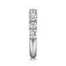 18K White Gold Diamond Matching Wedding Band - 1.7 ct