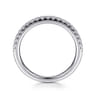 18K White Gold Diamond Matching Wedding Band - 0.27 ct