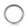 18K White Gold Diamond Matching Wedding Band - 0.27 ct