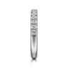 18K White Gold Diamond Matching Wedding Band - 0.27 ct