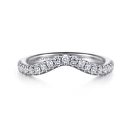 18K White Gold Diamond Matching Wedding Band