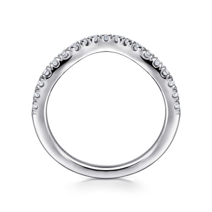 18K White Gold Diamond Matching Wedding Band