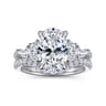 18K White Gold Diamond Matching Wedding Band - 0.32 ct