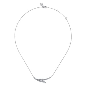 18K White Gold Diamond Necklace