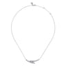 18K White Gold Diamond Necklace - 2.25 ct