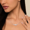 18K White Gold Diamond Necklace - 2.25 ct