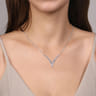 18K White Gold Diamond Necklace - 2.05 ct