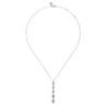 18K White Gold Diamond Necklace - 0.75 ct