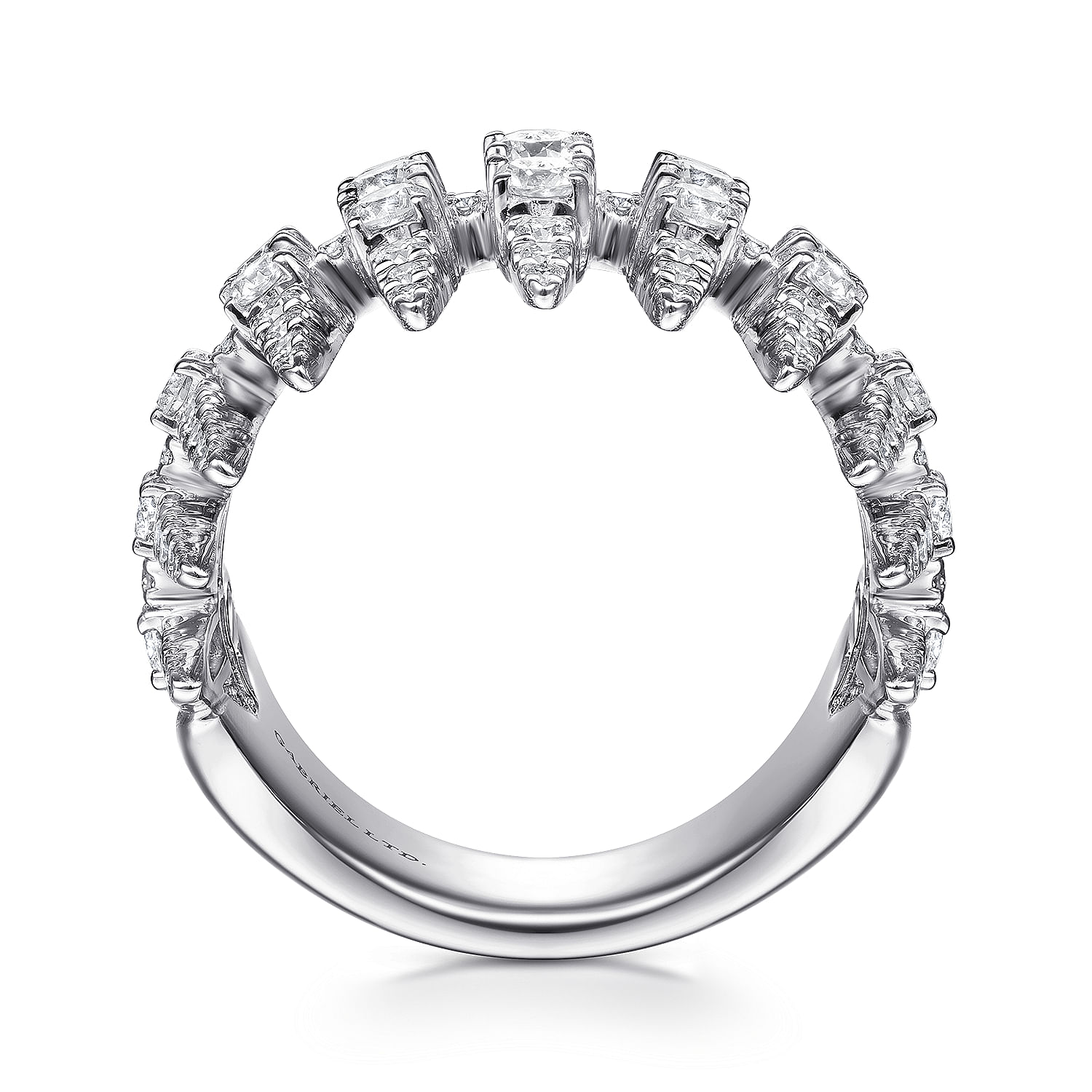 l’oro WD ring 14k Yellow Gold Wide Band Contemporary [Ring Type]. SKU